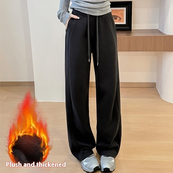 Women's Spring And Autumn Loose Narrow Wide-leg Pants