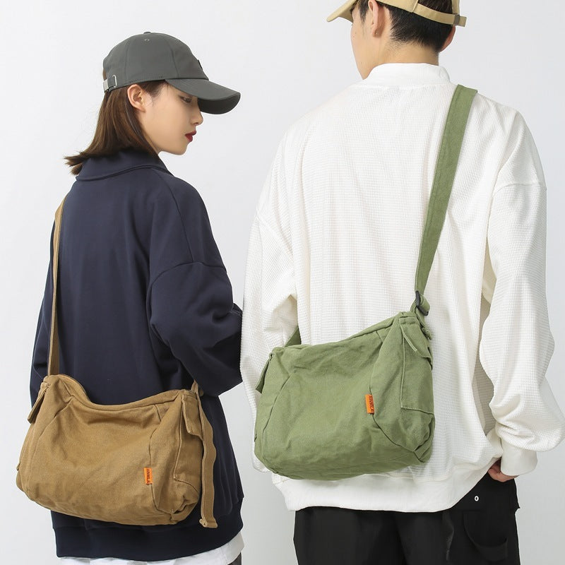 Women's Canvas Bag Casual Large-capacity Crossbody Bag