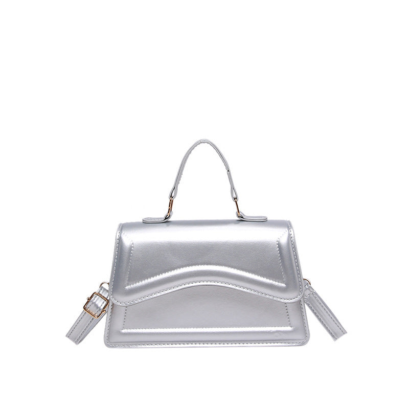 Colorful Shoulder Messenger Bag Stylish Good Texture Solid Color Women's