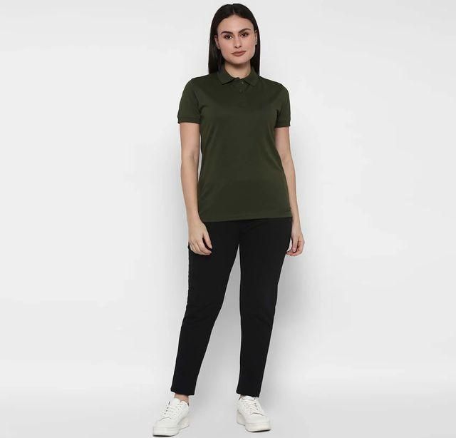 Ketex Bottle Green Polo Neck T-Shirt – Classic & Stylish