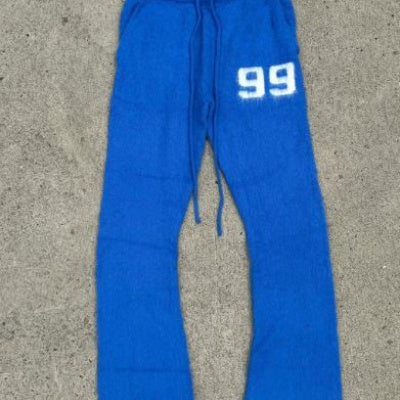 American Style Fashion Street Hip Hop Style Trousers Alphabet Embroidery Sweatpants