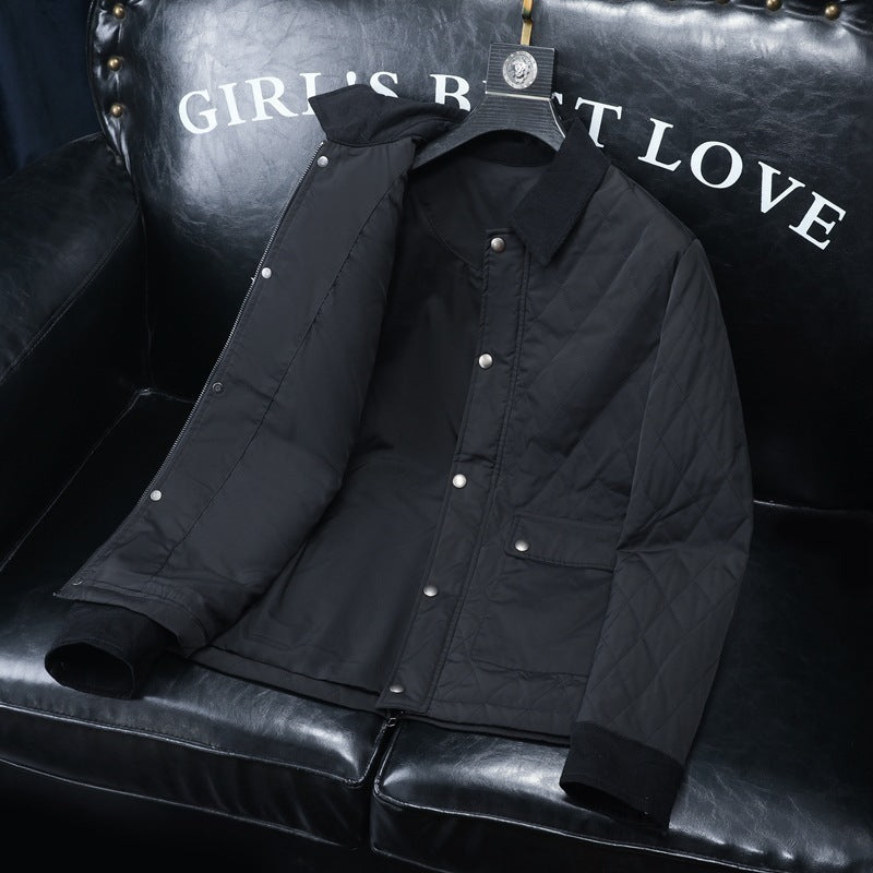 Men's Plus Size Casual Cotton-padded Clothes Coat