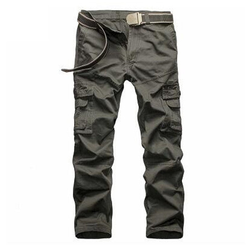 European And American Plus Size Women's Multi-pocket Sports Pants