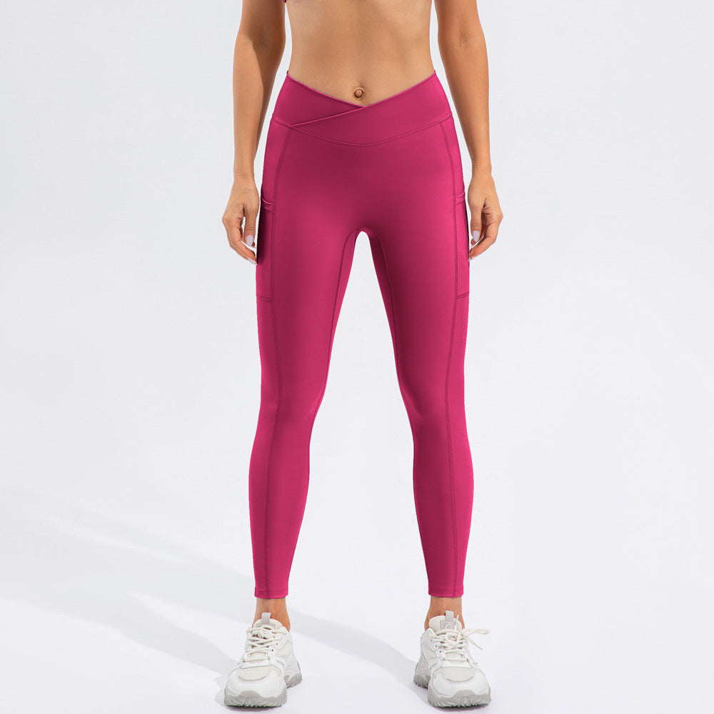 Nude Feel Yoga Pants Women's Tight High Waist Fitness Pants