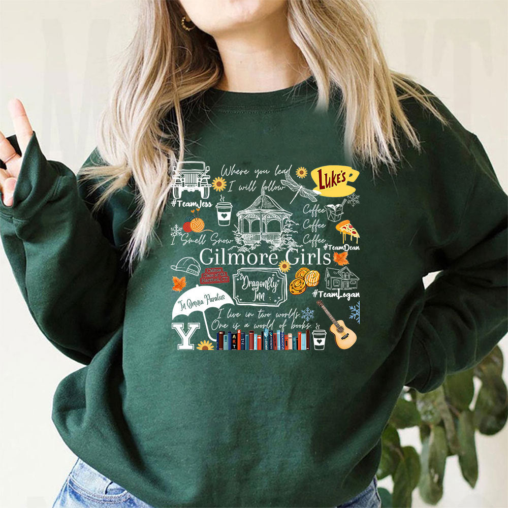 Gilmore Girls Sweatshirt Stars Hollow Shirt Dragonfly