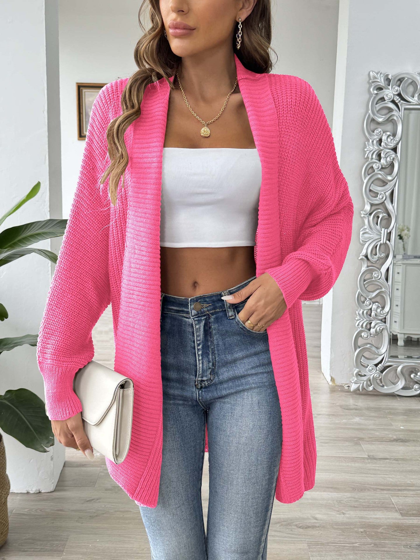 Women's Simple Fashion Loose Sweater Coat