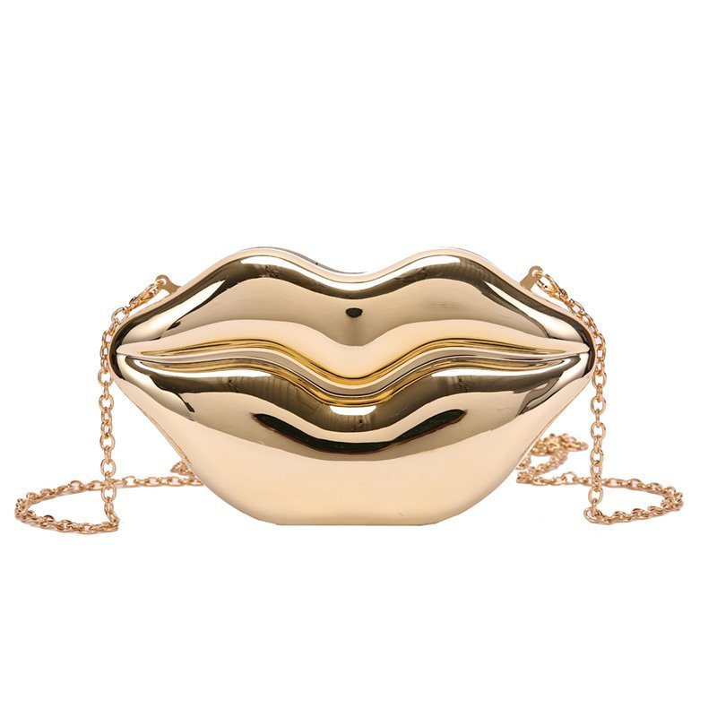 Women's Glossy Chain Shoulder Messenger Bag