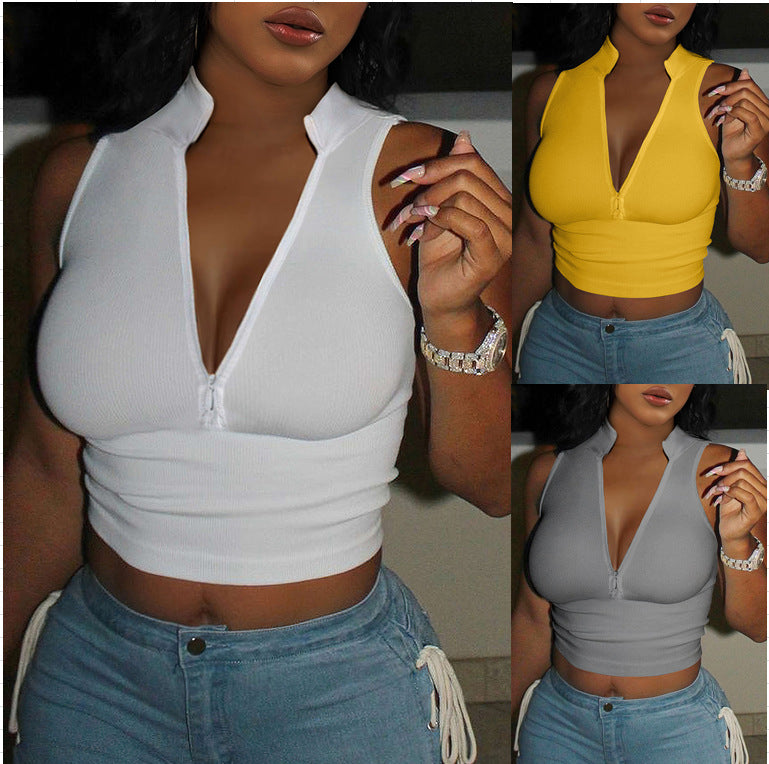 New Women's Zipper Sweater