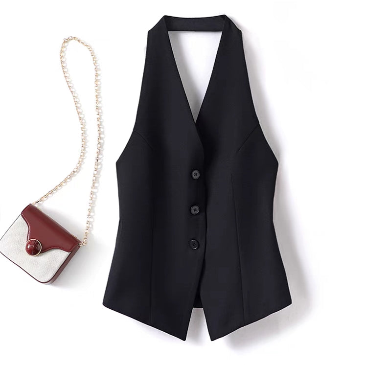 Halter Suit Vest Sleeveless Vest For Women