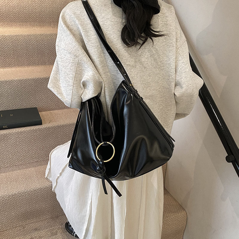 Vintage Bag Women's Large Capacity Soft Leather Niche