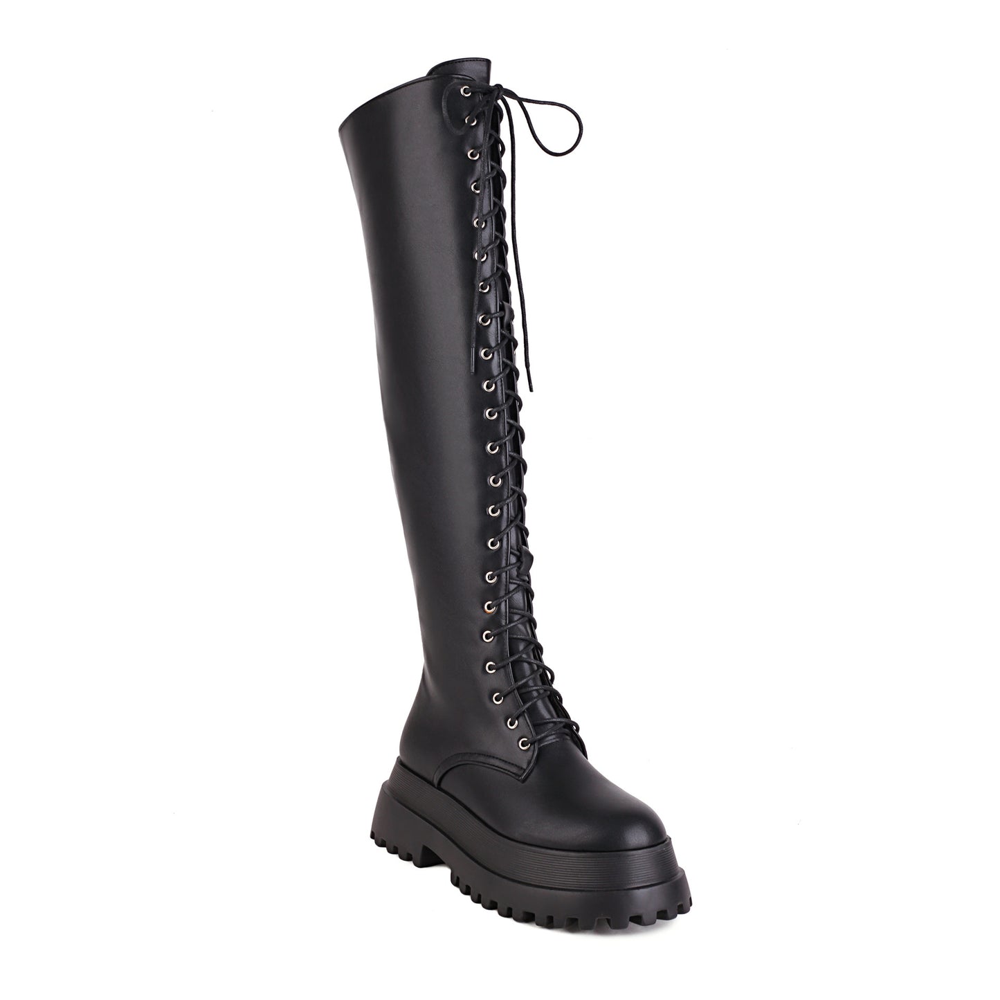 Punk Autumn And Winter Lace-up Martin Boots Platform