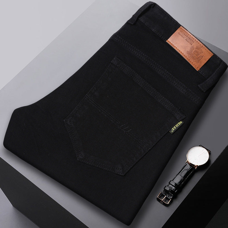 Slim Fit Stretch All-matching Mid Waist Casual Jeans