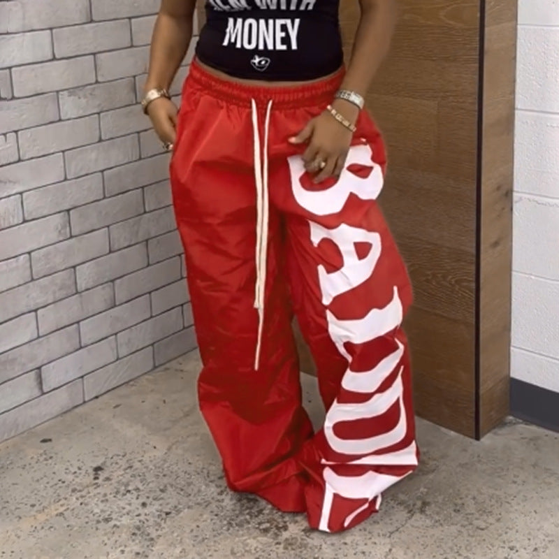 Drawstring Thin Loose Quick-drying Casual Pants