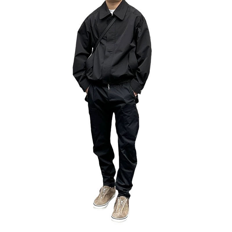 American-style Profile Wide High-grade Lapel Three-proof Jacket