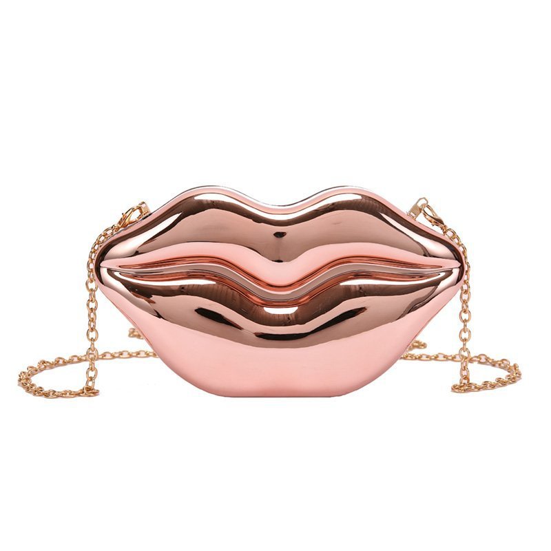 Women's Glossy Chain Shoulder Messenger Bag