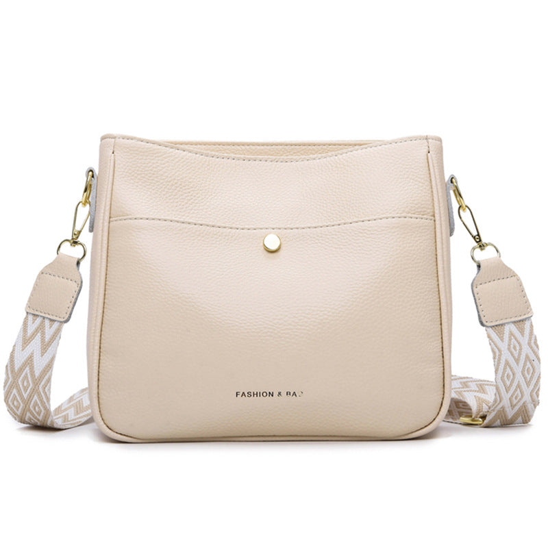 Leather Casual Shoulder Messenger Bag Top Layer Cowhide