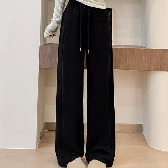 Women's Spring And Autumn Loose Narrow Wide-leg Pants