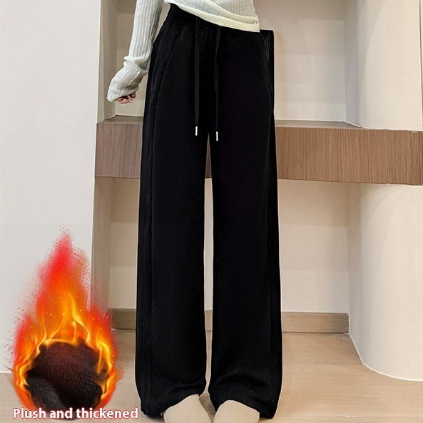 Women's Spring And Autumn Loose Narrow Wide-leg Pants