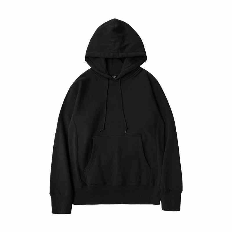 Sweater Heather Gray For Men Warm Orange Black Fleece-lined Thick Hoodie For Women