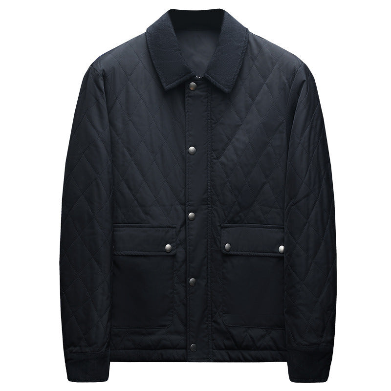 Men's Plus Size Casual Cotton-padded Clothes Coat