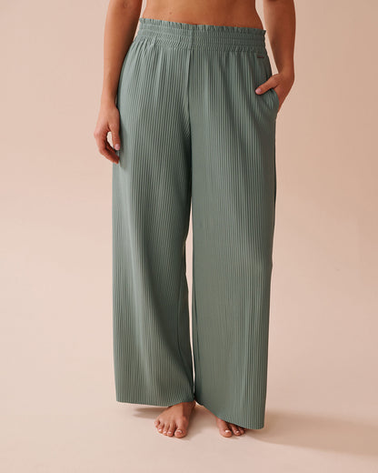 Women's Wide-leg Mid-waist Elastic Fashion