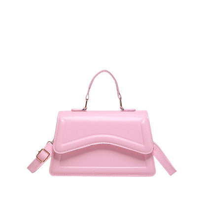 Colorful Shoulder Messenger Bag Stylish Good Texture Solid Color Women's
