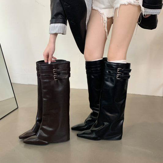 Temperament Wild Sleeve Fashion Boots