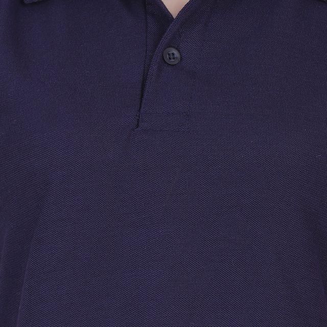 Ketex Navy Blue Polo Neck T-Shirt – Classic &amp; Stylish
