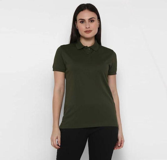 Ketex Bottle Green Polo Neck T-Shirt – Classic &amp; Stylish
