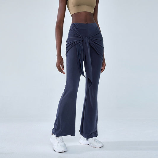 Fake Two Pieces Yoga Pants Sports Tight