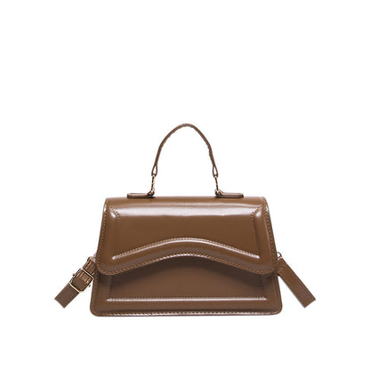 Colorful Shoulder Messenger Bag Stylish Good Texture Solid Color Women's