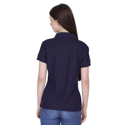 Ketex Navy Blue Polo Neck T-Shirt – Classic &amp; Stylish