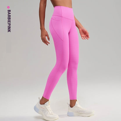 Sports High Waist Nude Feel Yoga Pants Skinny Running Fitness Pants