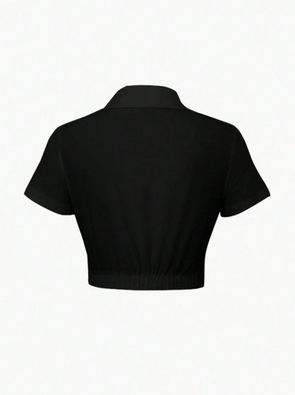 Summer Casual Short-sleeved Shirt For Women