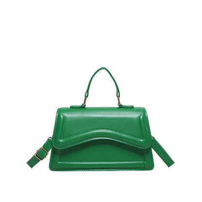 Colorful Shoulder Messenger Bag Stylish Good Texture Solid Color Women's