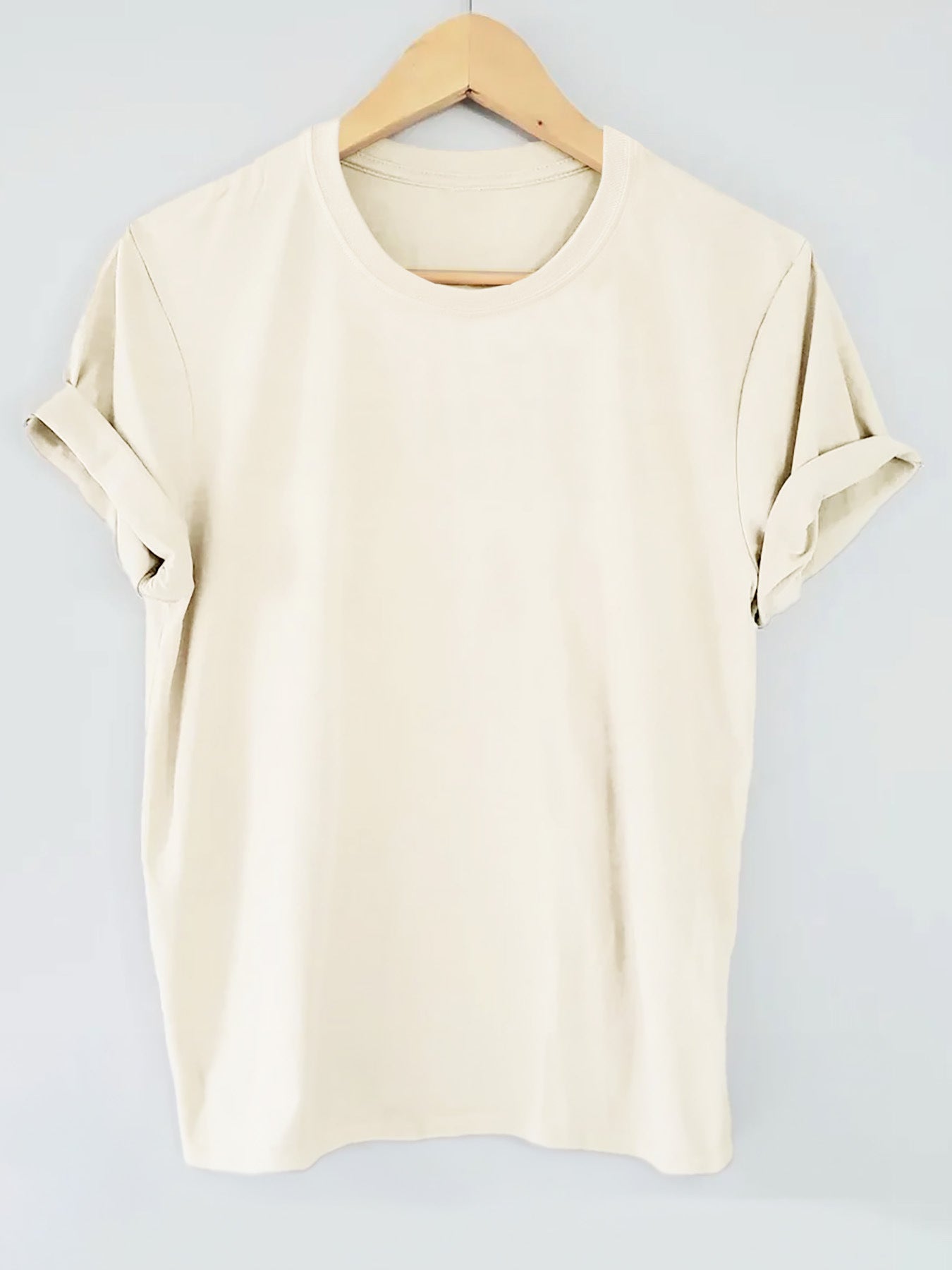STAY TRUE Letter Print Short-sleeve Crew Neck