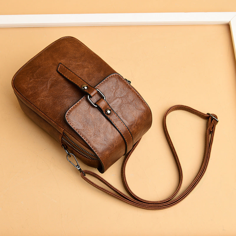 Versatile Generous One-shoulder Crossbody Bag Mini Phone Holder