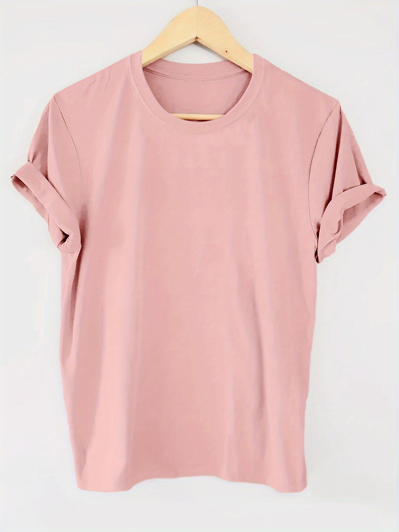 STAY TRUE Letter Print Short-sleeve Crew Neck