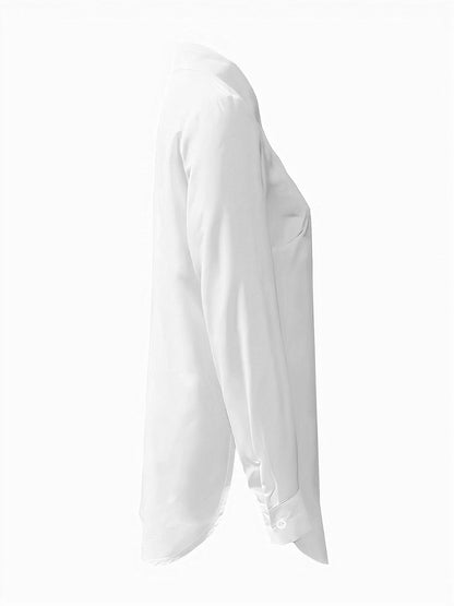 Long And Simple Casual Shirts Can Be Worn In Four Seasons.