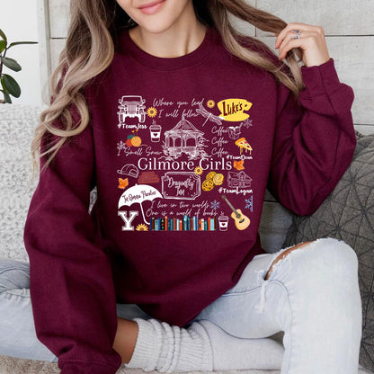 Gilmore Girls Sweatshirt Stars Hollow Shirt Dragonfly