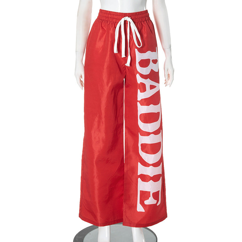 Drawstring Thin Loose Quick-drying Casual Pants