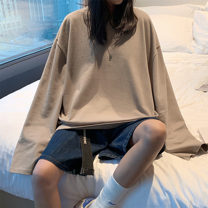 Men's And Women's All-series Loose Long Sleeve Sweatershirt T-shirt