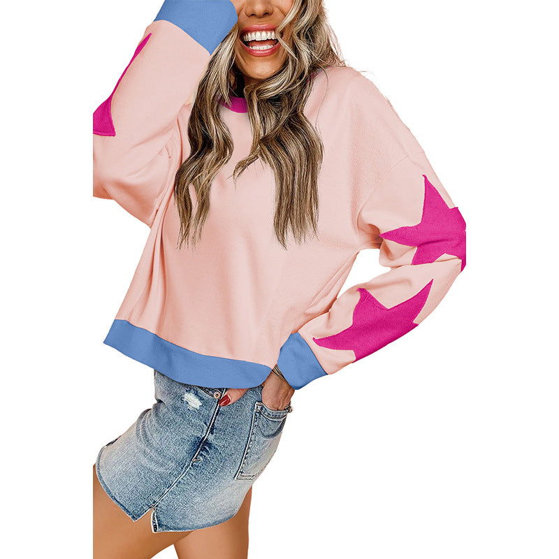Women's Fashion XINGX Patch Knitted Top