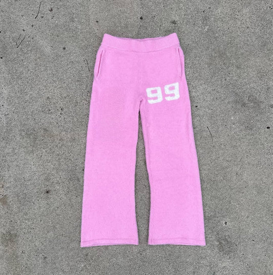 American Style Fashion Street Hip Hop Style Trousers Alphabet Embroidery Sweatpants