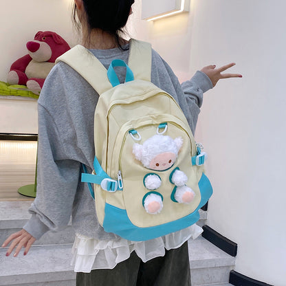 Children's Backpack Casual Patchwork Waterproof