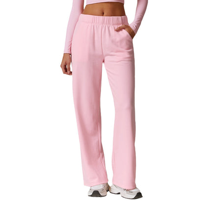 Outdoor Sports Straight High Waist Slimming Casual Pants