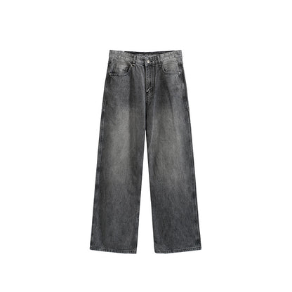 Men's Fashion Personality Cutting Washed Jeans