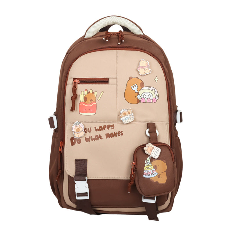 Creative Cartoon Printed Large Capacity Backpack