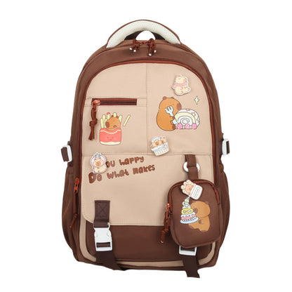 Creative Cartoon Printed Large Capacity Backpack