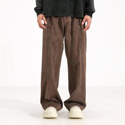 Maillard American Retro Drooping Straight Jeans